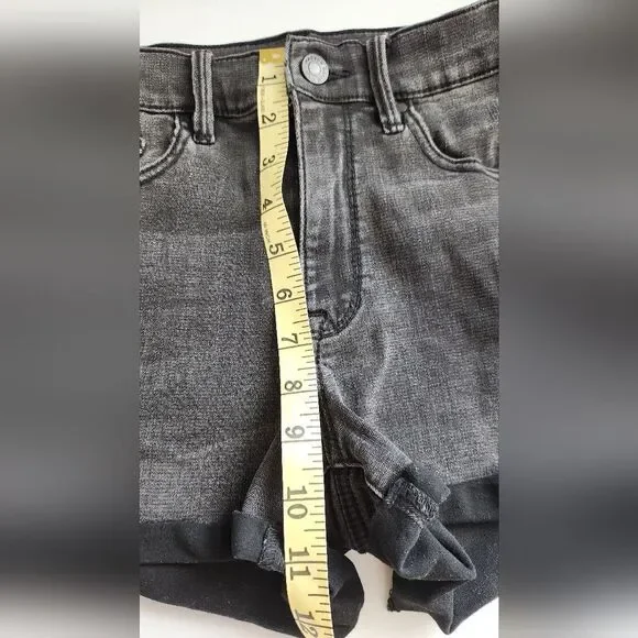 Pacsun Women's Black Denim Shorts Size 26 - Picture 6 of 7